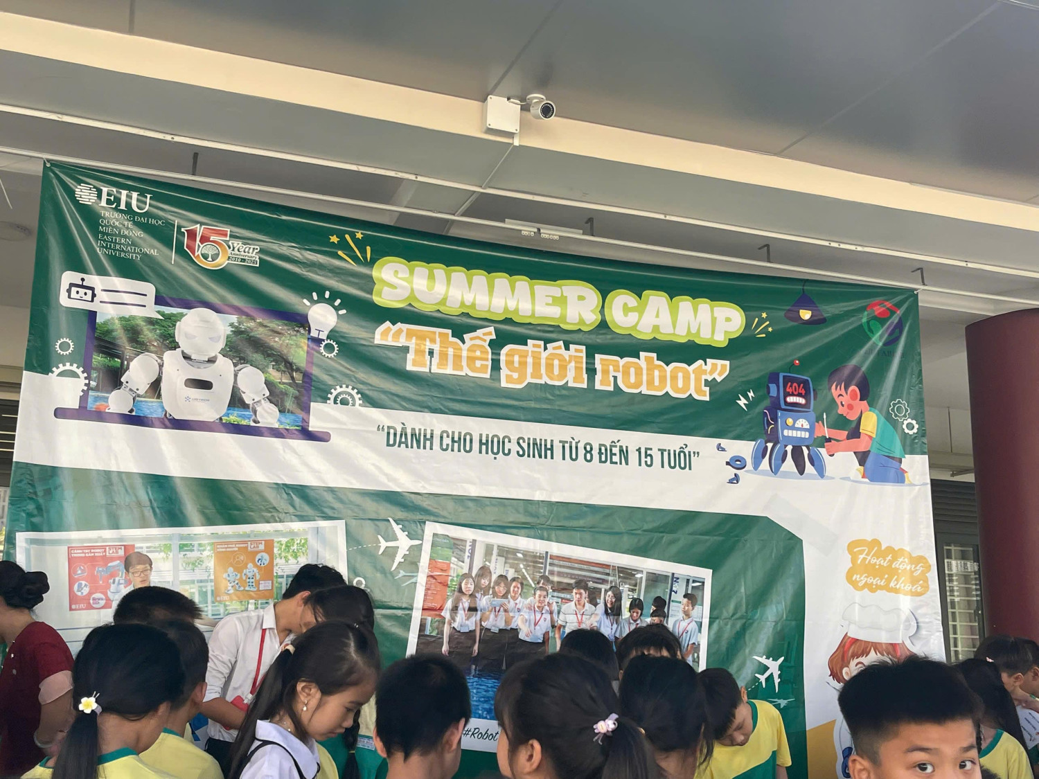 NGÀY HỘI SUMMER CAMP "THẾ GIỚI ROBOT"