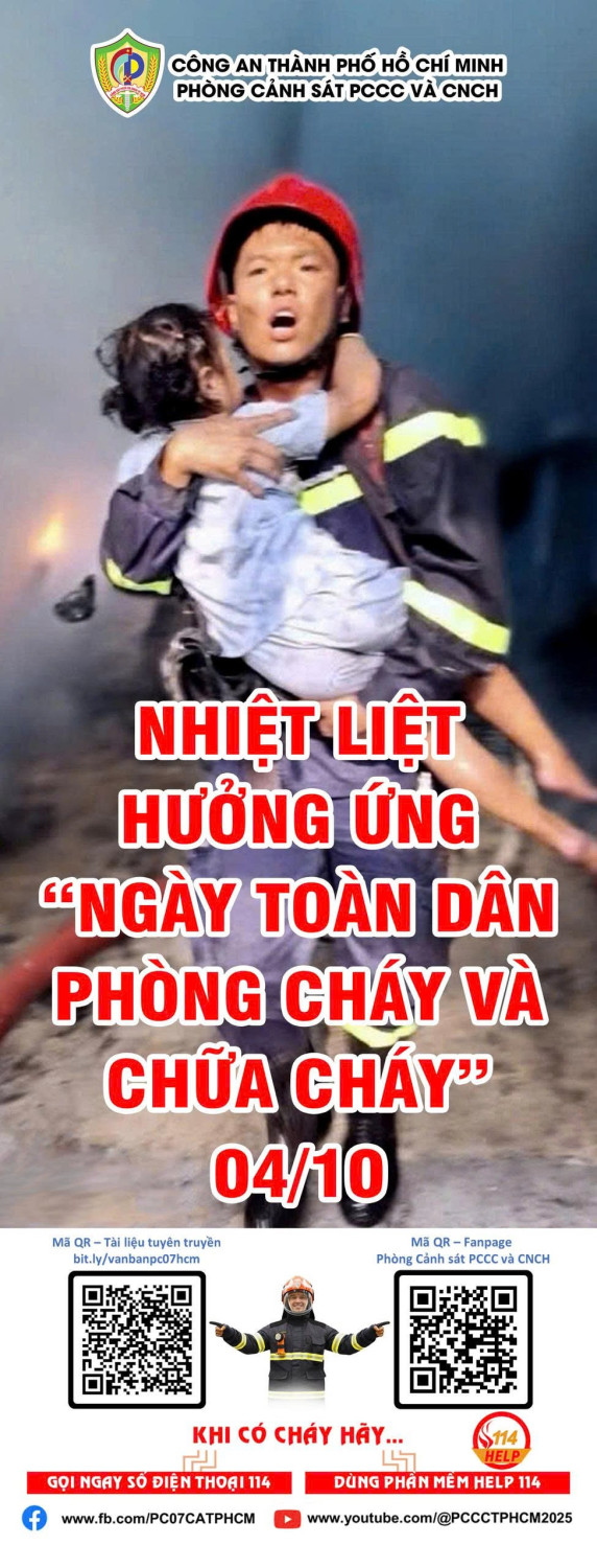 🔥 Hãy cùng nhau hưởng ứng “Ngày Toàn dân phòng cháy và chữa cháy 04/10”! 🔥