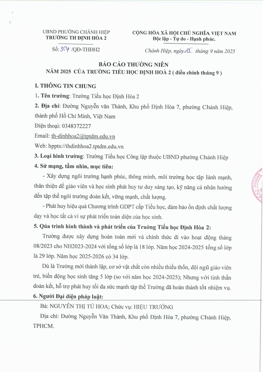BÁO CÁO THƯỜNG NIÊN NĂM 2025