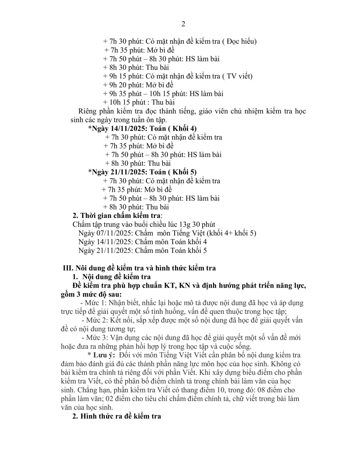 ĐH2 460 29 10 2025 KẾ HOẠCH KIỂM TRA GHK1, NH 2025 2026 signed signed hình ảnh 1