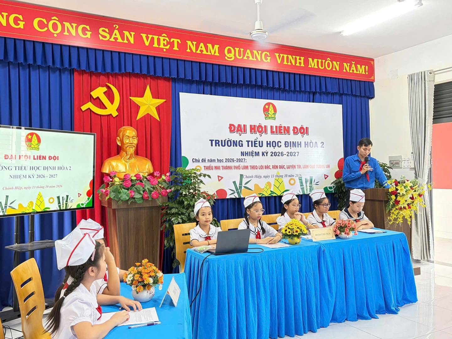 🌟ĐẠI HỘI LIÊN ĐỘI TRƯỜNG TIỂU HỌC ĐỊNH HÒA 2 NĂM 2026 – 2027🌟