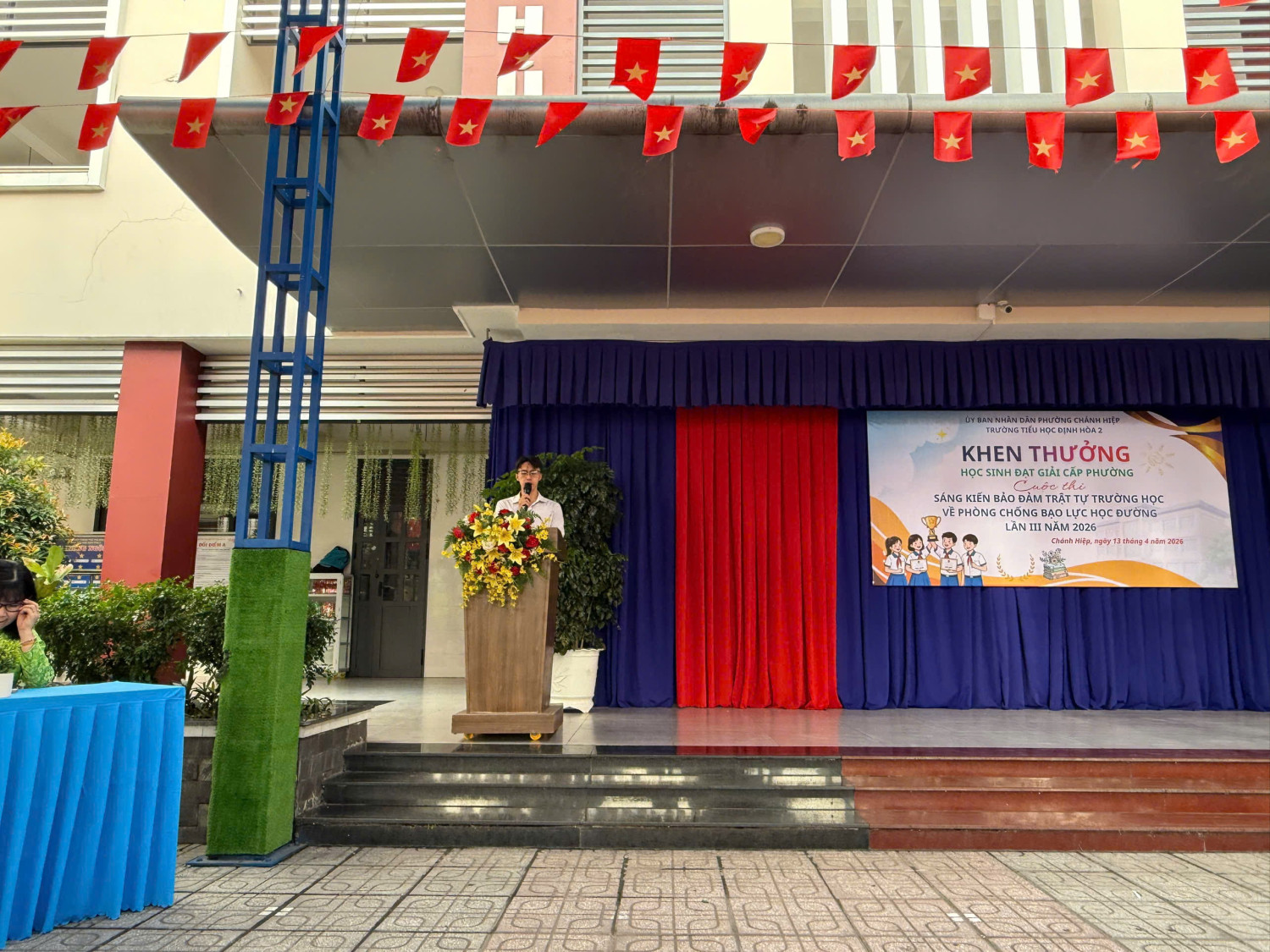 TRAO GIẢI HỌC SINH ĐẠT GIẢI CẤP PHƯỜNG